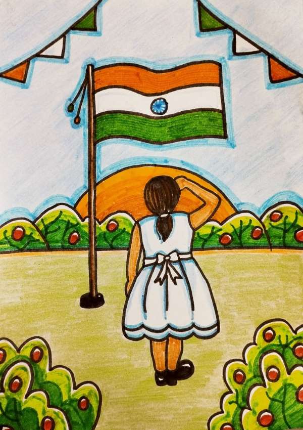 Independence Day Drawing Ideas For Poster and Paintings With Images for